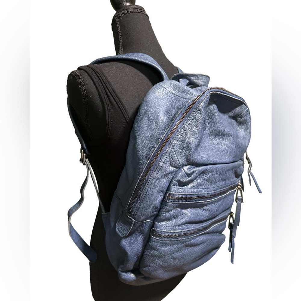 NWT! Liebeskind Blue Leather Backpack